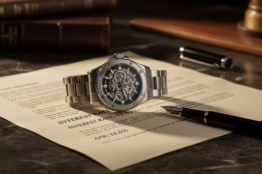 Luxury Watch Collateral Loan Interest Rates & APR: What Borrowers Actually Pay